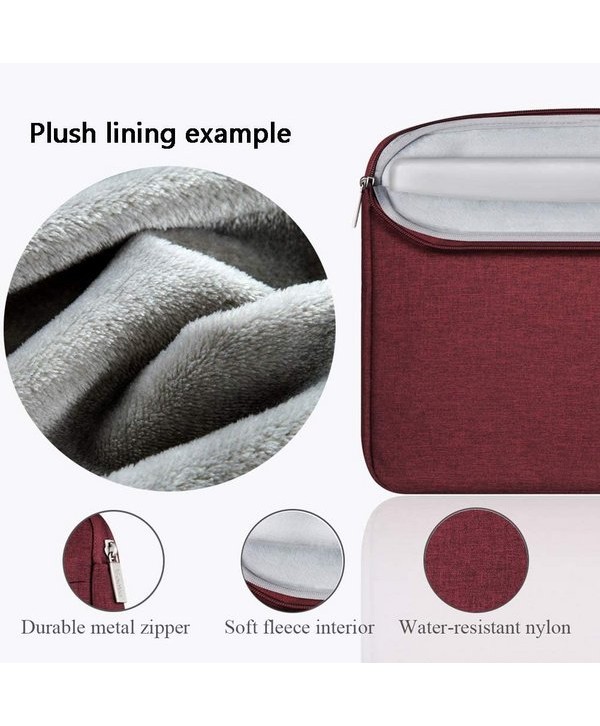 Funda de transporte Voova color vino 15, 6 pulgadas 