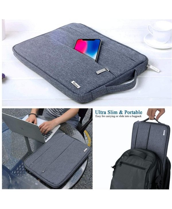 Funda de transporte Voova color gris 15, 6 pulgadas 