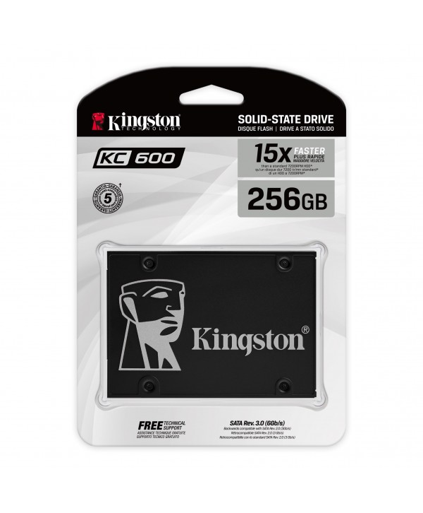 Kingston KC600 - SSD - 256GB 